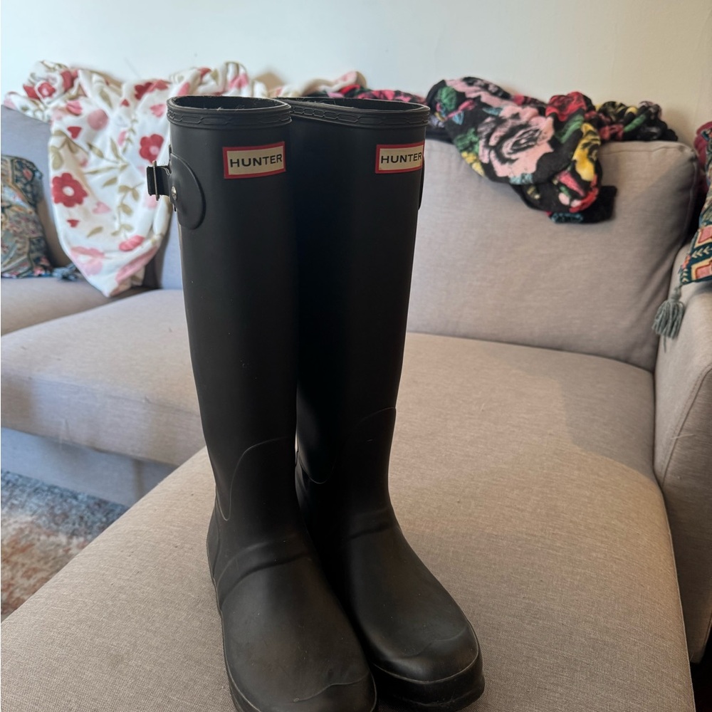 Hunter Black Rain Boots